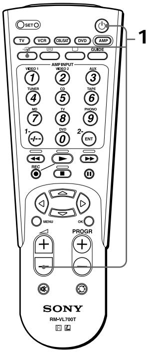 SONY RM-VL700T - Erasing all settings — To reset the Commander to its factory settings - 1