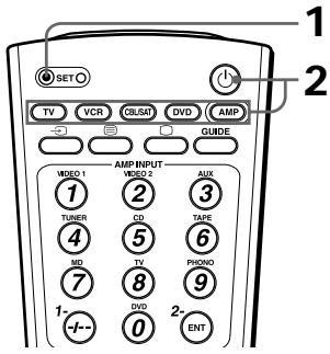 SONY RM-VL700T - Programming the Power-On Command of the Selected Component just by pressing that Component Select button (for Sony Components only) - 1