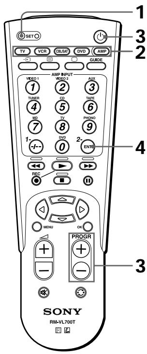SONY RM-VL700T - Vor dem Starten der Suchfunktion - 1