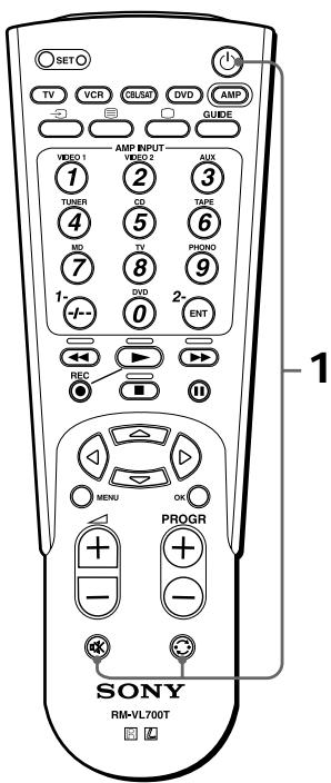 SONY RM-VL700T - Locking the Controls — Hold Function - 1
