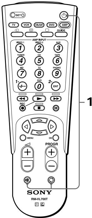 SONY RM-VL700T - Sperren der Bedienelemente — Tastensperfunktion - 1