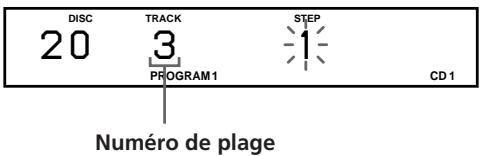 SONY CDP-CX153 - Création d'un programme à l'aide du lecteur - 3