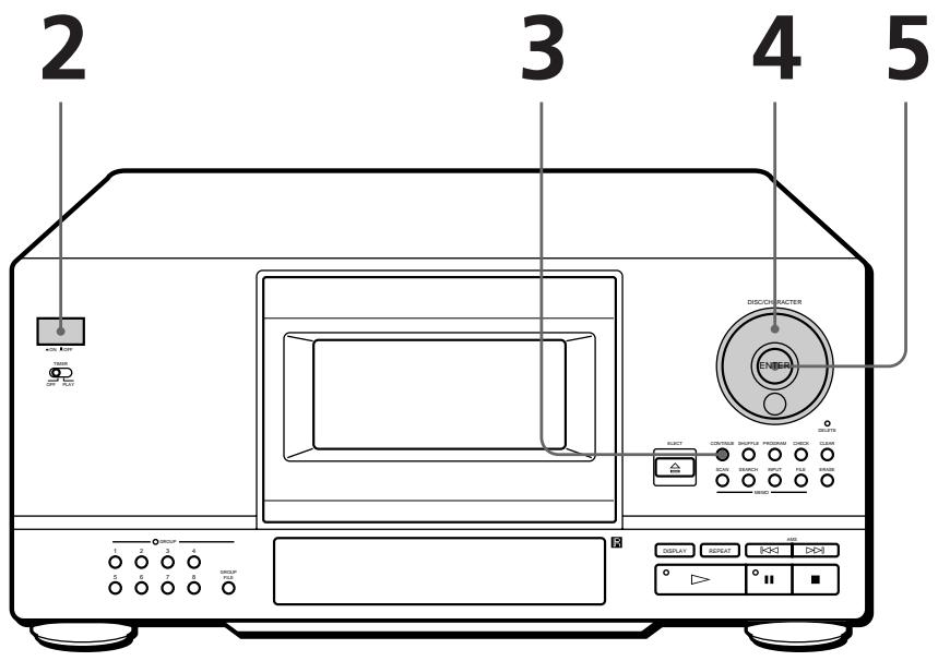 SONY CDP-CX153 - Playing a CD - 1