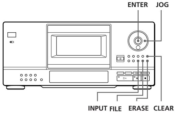 SONY CDP-CX153 - Indsætning af egne titler til CD'er (Disc memo-funktionen) - 2