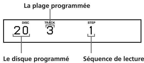 SONY CDP-CX153 - Création d'un programme à l'aide du lecteur - 4