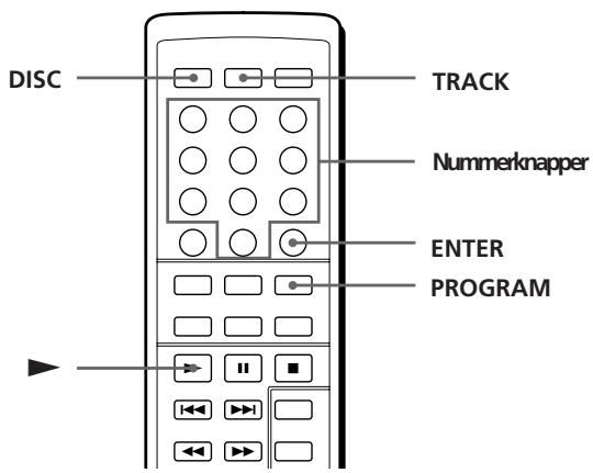 SONY CDP-CX153 - Oprettelse af et program fra afspilleren - 6