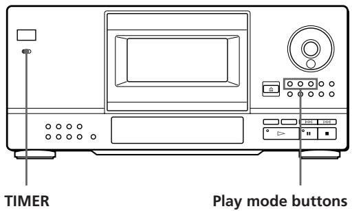 SONY CDP-CX153 - Playing Using a Timer - 1