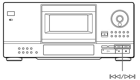 SONY CDP-CX153 - Localisation d'une plage spécifique ou d'un passage sur une plage quelconque - 1