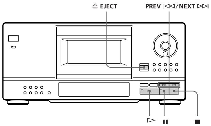 SONY CDP-CX153 - Pour interrompè la lecture - 1