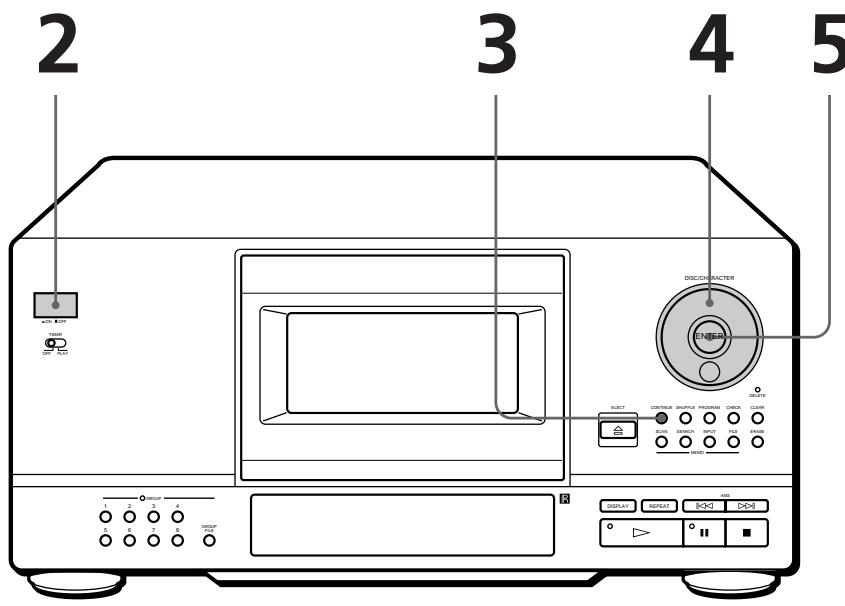 SONY CDP-CX153 - Lecture d'un disque compact - 1