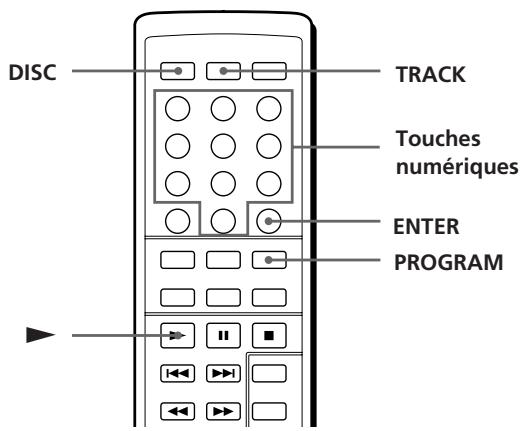 SONY CDP-CX153 - Création d'un programme à l'aide du lecteur - 5