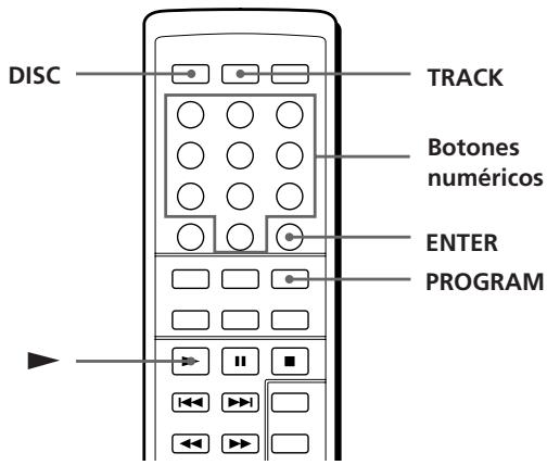 SONY CDP-CX153 - Creación de un programa con el reproductor - 5