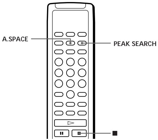 A.SPACE PEAK SEARCH
