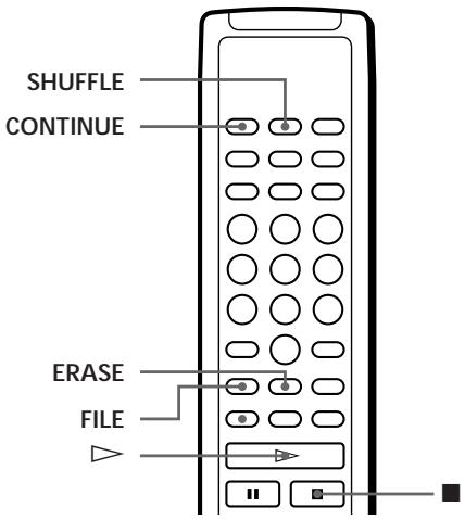 SHUFFLE CONTINUE ERASE FILE II