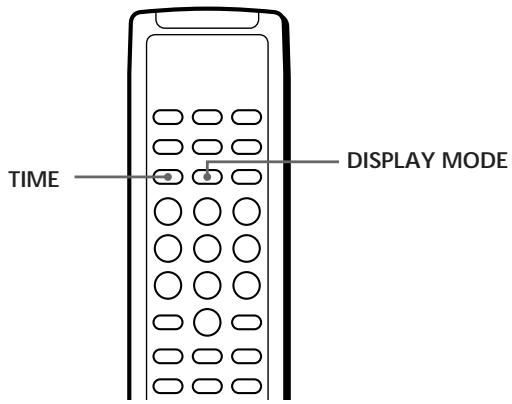 TIME DISPLAY MODE