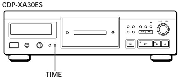 CDP-XA30ES TIME