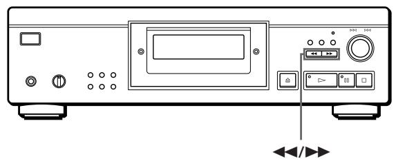 SONY CDP-XA30ES - Hitta en bestämd punkt i ett spår - 1