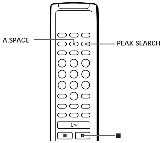 A.SPACE PEAK SEARCH