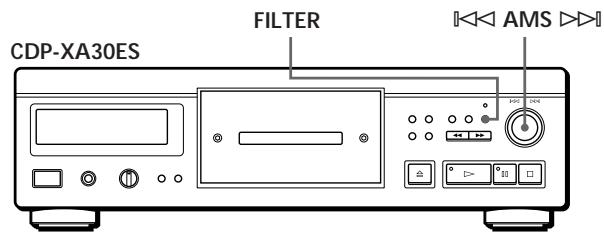 CDP-XA30ES FILTER AMS