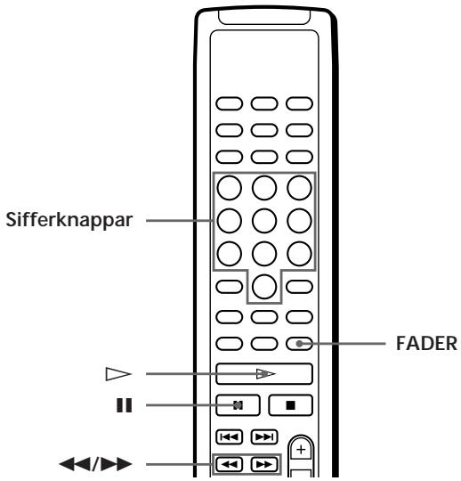 Sifferknappar FADER