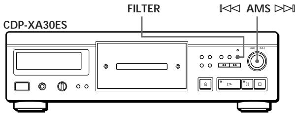 CDP-XA30ES FILTER AMS