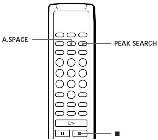 A.SPACE PEAK SEARCH
