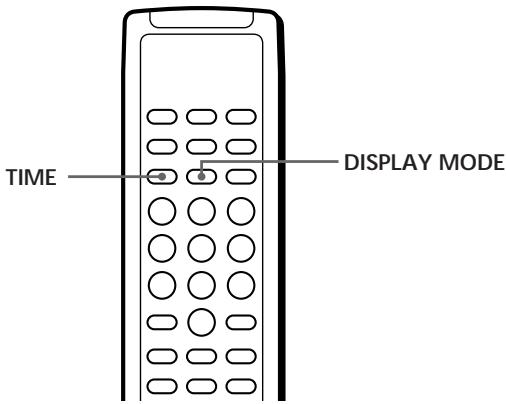 TIME DISPLAY MODE