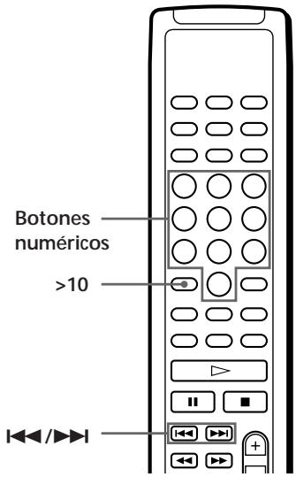 Botones numéricos >10