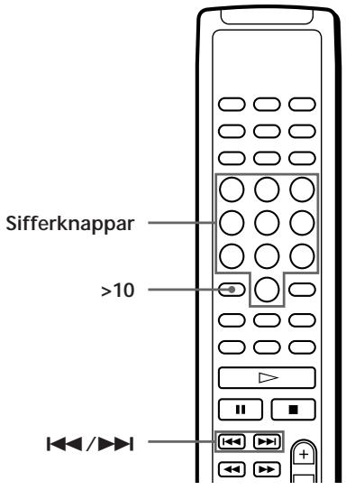 Sifferknappar >10