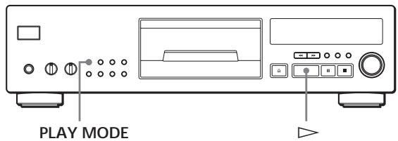 SONY CDP-XB920E - Playing in Random Order (Shuffle Play) - 1