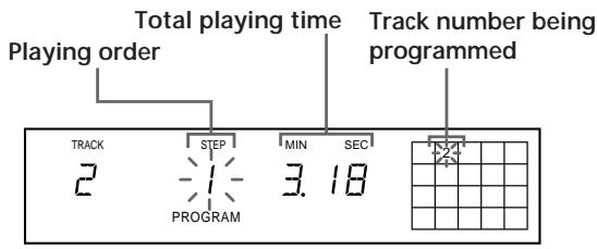 SONY CDP-XB920E - Creating a programme on the player - 1