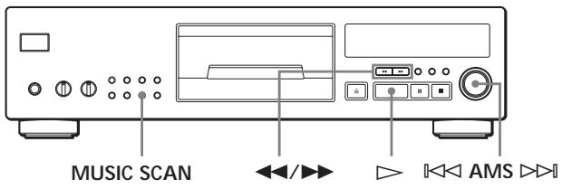SONY CDP-XB920E - Locating a Specific Track or a Particular Point in a Track - 1