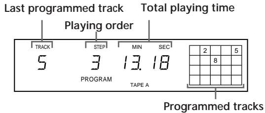 SONY CDP-XB920E - Creating a programme on the player - 2