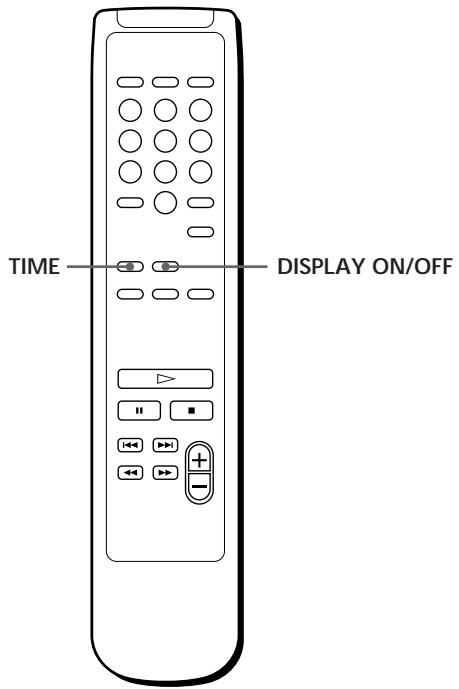 SONY CDP-XB920E - Using the Display - 2