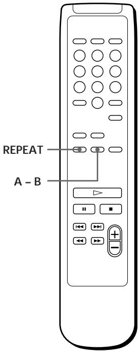 SONY CDP-XB920E - Playing Tracks Repeatedly - 2