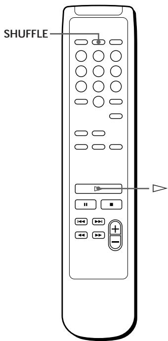 SONY CDP-XB920E - Playing in Random Order (Shuffle Play) - 2