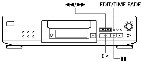 SONY CDP-XE330 - Recording a CD by Specifying Tape Length (Time Edit) (CDP-XE530 only) - 1