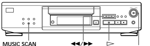 SONY CDP-XE330 - Localisation d'un passage spécifique ou d'un endroit particulier sur une plage - 1