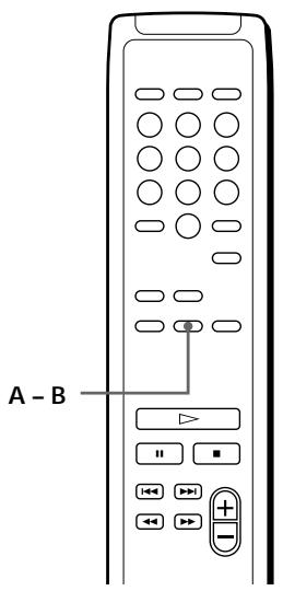 SONY CDP-XE330 - Repeating a Specific Portion (A←→B Repeat) (CDP-XE530 only) - 1