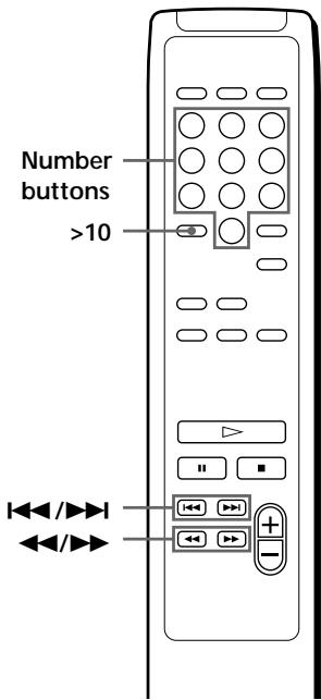 SONY CDP-XE330 - Locating a Specific Track or a Particular Point in a Track - 2