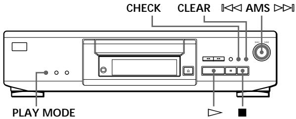 SONY CDP-XE330 - Creation de programmes musicaux personalisés (lecture programmée) - 2