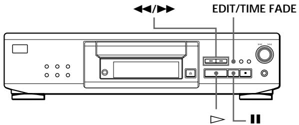 SONY CDP-XE330 - Desapuración gradual del sonido en unmomento determinado (Aparicio ydesapuración gradual sincronizada) (sólo CDP-XE530) - 1