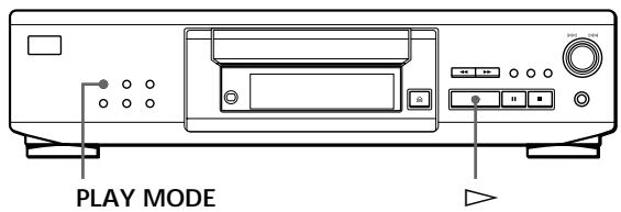 SONY CDP-XE530 - Lecture dans un ordre\ quelconque (lecture aléatoire) - 1