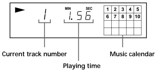 SONY CDP-XE530 - Display information while playing a disc - 2
