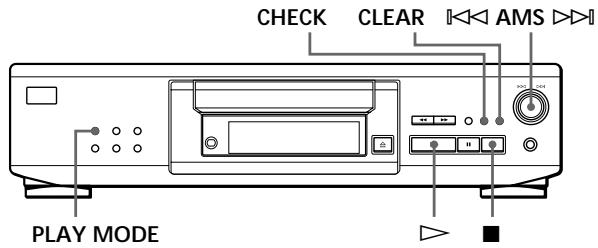 SONY CDP-XE530 - Creation de programmes musicaux personalisés (lecture programmée) - 1