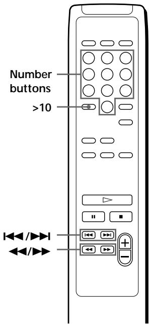 SONY CDP-XE530 - Locating a Specific Track or a Particular Point in a Track - 2