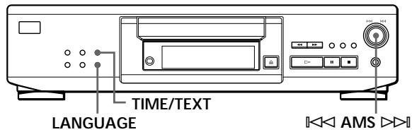 SONY CDP-XE530 - Using the Display - 1