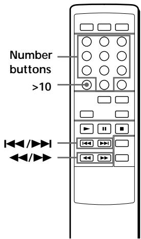SONY CDP-XE530 - Locating a Specific Track or a Particular Point in a Track - 3