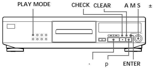 SONY CDP-XE900E - Réception de programmes musicaux (lecture programmée) - 1