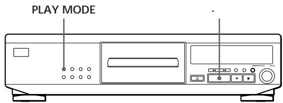 SONY CDP-XE900E - Reproducción enorden aleatorio (Reproduccion aleatoria) - 1